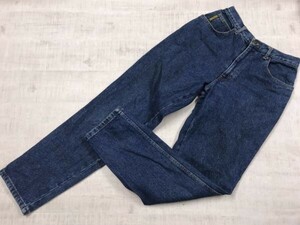 ITALY製 アルマーニ ジーンズ ARMANI JEANS オールド レトロ 古着 テーパード デニム パンツ ジーンズ ボトムス メンズ ジップフライ 30 紺