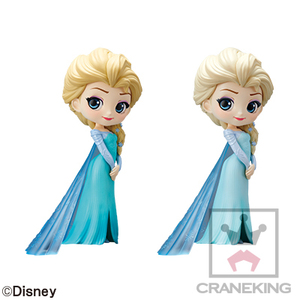 ※Qposket Q posket Disney Characters アナと雪の女王　エルサ　通常カラー＆レアカラー　全2種セット