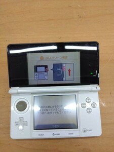 【c704】【稼働品、初期化済み】 Nintendo ニンテンドー 3DS ホワイト CTR-001 任天堂 