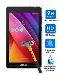 ASUS ZenPad C 7.0 Z170C 強化ガラス 液晶保護フィルム 耐指紋 撥油性 9H 0.3mm 2.5D ラウンドエッジ加工