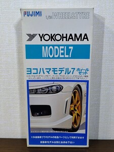 フジミ 1/24 MODEL7 ヨコハマモデル7 ホイールセット プラモデル 改造パーツ 17インチ 車プラモデル パーツ 