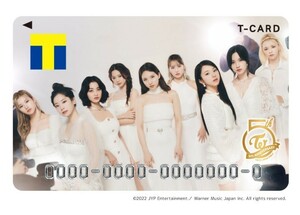 匿名配送　Tカード TWICE (トゥワイス)　新品未使用　１枚　Vポイントカード