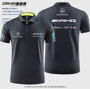 AMG PETRONAS RACING TEAM ユニセックスポロシャツS〜4XL/カラー選択可 半袖