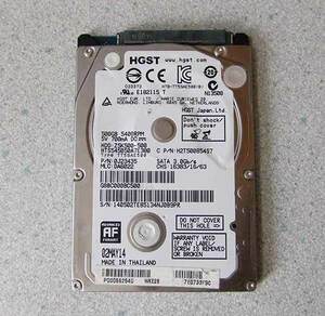 内蔵SATA 2.5インチHDD HITACHI HGST HTS545050A7E380 7mm厚 500GB