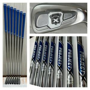 レア/Callaway X FORGED サテン仕様 RIFLE PROJECT X 6.0/7本