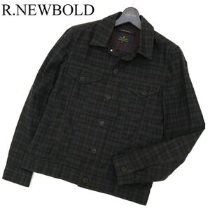 R.NEWBOLD ポールスミス 通年 チェック柄 トラッカー ジャケット Sz.M　メンズ　C3T11538_C#O