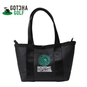 新品★ガッチャゴルフ GOTCHA GOLF★232GG8500 撥水 キャンバス ラウンドポーチ★【009】ブラック