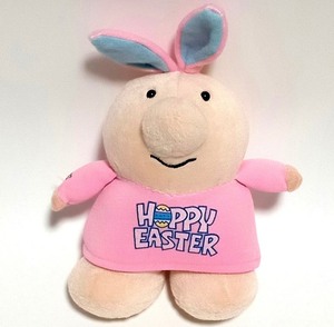 Ziggy イースターぬいぐるみ　ジギー　昭和レトロ　HAPPY EASTER　キャラクター　イースターバニー　うさぎ　トム・ウイルソン　状態良好