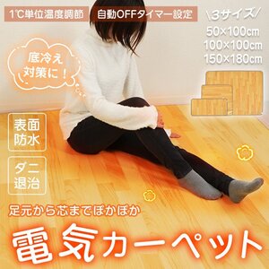 送料無料 ホットカーペット 180cm×150cm ホットマット 電気カーペット 温度調節 タイマー ダニ退治 PSE 電気マット 防水 滑り止め cc014-l