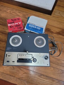 SONY オープンリールデッキ TC-263D オーディオ機器 ソニー テープ10本 昭和レトロ オーディオ テープコーダー レトロ 長期自宅保管