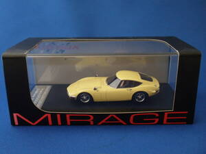 HPI MIRAGE　KIDBOX別注　1/43　トヨタ　2000GT　ベラトリックスイエロー