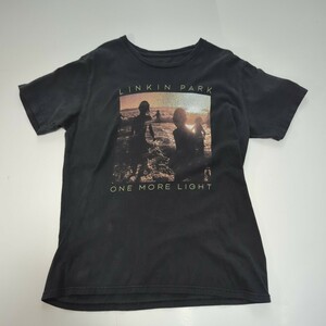 ☆リンキンパーク　LINKIN PARK 半袖Tシャツ ブラック BLACK 黒　 古着　ヴィンテージ　オールド　バンド　Tee　