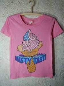 to6503　RNA　DNA　アールエヌエー　レディース　半袖　tシャツ　ソフトクリーム　デザイン　NASTY TASTY　人気　送料格安