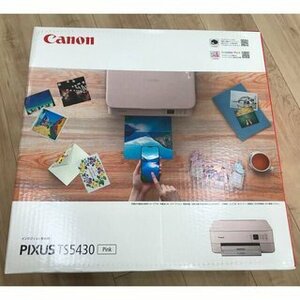 【新品未開封品・セットアップインク付属・保証付】●Canon A4インクジェット複合機[プリント/コピー/スキャナ] PIXUS TS5430[ピンク]●