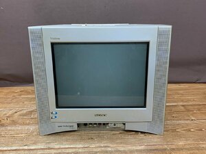 【TM-5004】希少 当時物 SONY TruSurround by SRS ブラウン管テレビ KV-14DA75 通電のみ 東京引取可【千円市場】