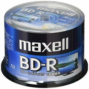 マクセル(maxell) 録画用 (1回録画用) BD-R 地上デジタル180分 BSデジタル130分 4倍速対応 インクジェットプリンタ対応ホ