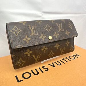 s76 1円 LOUIS VUITTON ルイヴィトン 長財布 サラ モノグラム M61734 シリアル MB0044 男女兼用