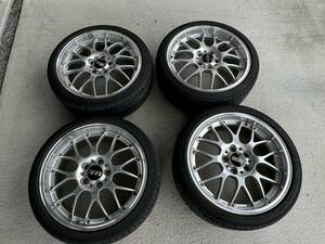 中古 BBS RS-GT 鍛造 FORGED LEMANS V 215/40R18 18インチ 7.5J インセット +45 RS908 エスティマ,プリウスα,ハリアー等