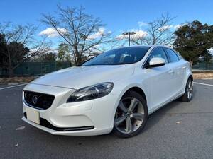 1万円スタート/車検8年9月/VOLVO/V40/T4/HID/ナビ＆TV/Bカメラ/BLIS/シティーセーフティー/キーフリー/純正AW