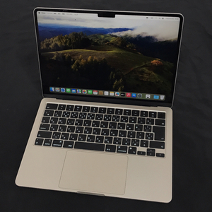 1円 Apple MacBook Air 13インチ ノートPC MRXU3J/A M3 8GB 512GB Sonoma 14.4.1 スターライト