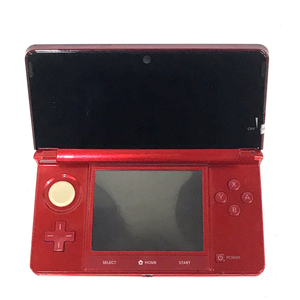 1円 任天堂 CTR-001 ニンテンドー3DS 本体 レッド 携帯 ゲーム機