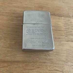 【Zippo】DEAR JAPANESE FANS ZIPPO ジッポ 社長 サインモデル 2002年4月製造 ジッポー 中古