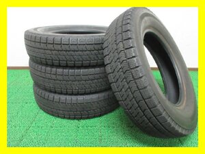 ZK463【送料無料】135/80R12 超溝高 9~9.5分山 ブリヂストン スタッドレス VRX2 ♪ 20年製 4本 激安 アルト ツイン ミラ キャロル 軽自動車