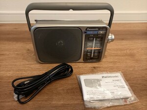 Panasonic パナソニック FM-AM 2バンドレシーバー RF-2450 ラジオ ポータブルラジオ 中古現状品 k1536