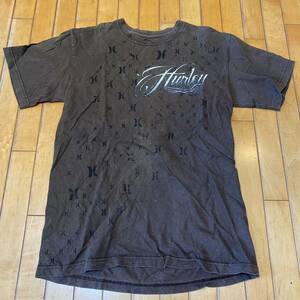 HURLEY Tシャツ 茶 M