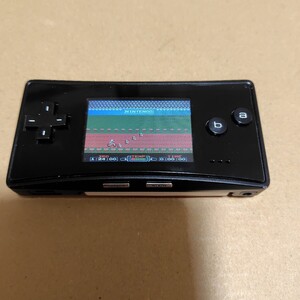 人気 ゲームボーイミクロ 本体 ブラック エキサイトバイク GAMEBOY micro