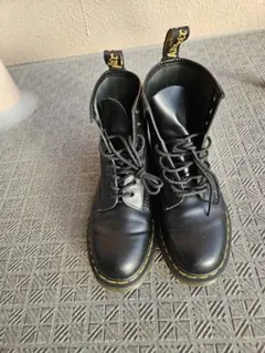 Dr. Martens ブラックレザー ハイカットブーツ　けんたろう様専