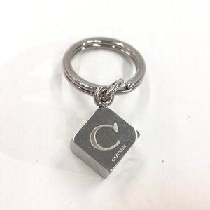 Cartier　カルティエ　デコールダイス　ロゴキューブ　キーリング　キーホルダー　箱付き【CKAX4026】