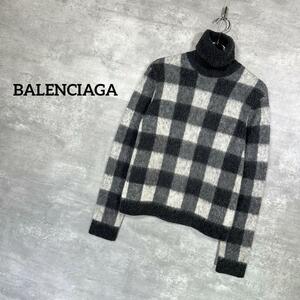 『BALENCIAGA』 バレンシアガ (36) モヘヤ混 ハイネックセーター