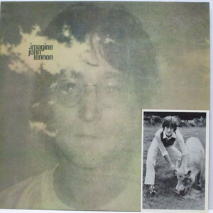 JOHN LENNON (ジョン・レノン) -Imagine (UK オリジナル LP+ポスター、豚ポストカード/