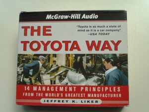 CD◆The Toyota way Jeffrey K Liker/4枚組　ケース割れ