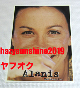 アラニス・モリセット ALANIS MORISSETTE JAPAN PROMO FLYER チラシ SUPPOSED FORMER INFATUATION JUNKIE THANK U