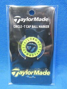 新品 TaylorMade/テーラーメイド サークルT キャップ ボールマーカー TJ140 ライム(N94858)　※ネコポス対応