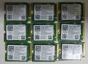 ◎中古 SSSTC PCle Gen3x4 SSD 256GB CL1-3D256-Q11 NVMe 9枚組