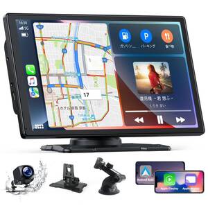 LAMTTO カーナビ オーディオ一体型 ワイヤレスカープレイ 9インチタッチスクリーンCarPlay Android