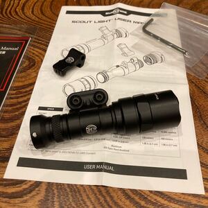 SUREFIRE M340Ｃ-BK-PRO 実物　MINI SCOUT LIGHT PRO シュアファイア SUREFIRE スカウトライト ウェポンライト