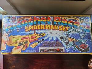 Vintage Spiderman 1975 Hasbro Ricochet Racers set Factory Sealed Marvel