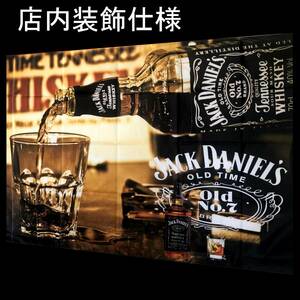 ★店内装飾仕様★J03 JACK DANIEL’S ジャックダニエル旗 インテリア フラッグ アメリカ雑貨 パブグッズ バー 居酒屋 アンティーク