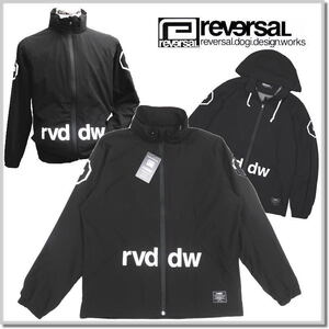 リバーサル reversal COLOR BLOCK BACKYARD JACKET rv24aw305-BLACK-M パターン切替ジャケット ブルゾン 格闘技