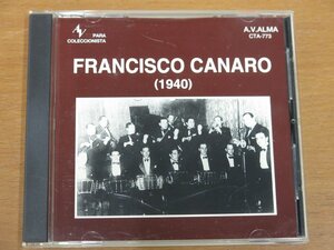 CD FRANCISCO CANARO (1940) CTA-773 中古品 CLUB TANGO ARGENTINO フランシスコ・カナロ