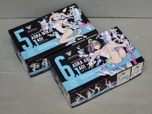 未組立！【プラモデル】1/1スケール [朱羅 弓兵 蒼衣]＋[朱羅 忍者 蒼衣]〈2体セット〉◆メガミデバイス◆19×31×9.7cm◆アスラ