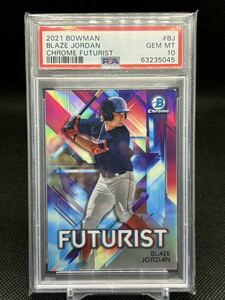 [Blaze Jordan] PSA 10 2021 bowman chrome futurist プロスペクト ボストン レッドソックス