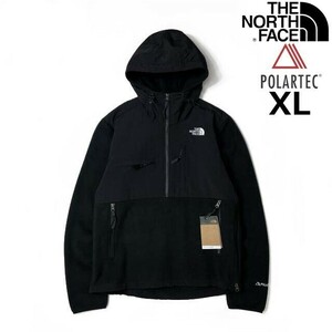 1円～!売切!【正規新品】THE NORTH FACE◆DENALI ANORAK フリースジャケット デナリ US限定 厚手 ポーラテック アウトドア(XL)黒 181024-90