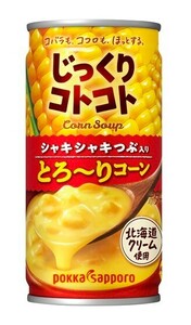 ポッカサッポロ じっくりコトコト とろ～りコーン 190g缶×30本入×2ケース