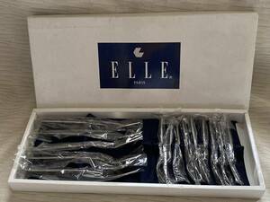 フィーク スプーン大小セット エル/ELLE スイーツにも対応 1ヶ欠品☆☆未使用