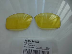 オークリー ボトルロケット用 カスタムレンズ HD YELLOW Color 新品 BOTTLE ROCKET